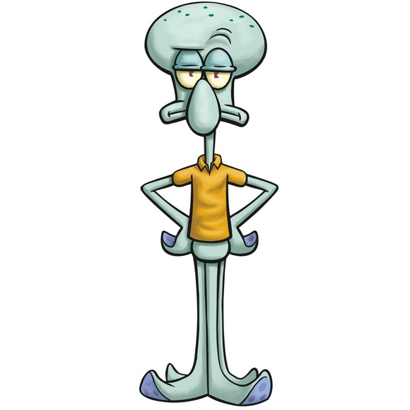 EMBROIDER- GRUMPY SQUIDWARD SWEATSHIRT - Picture 6 of 7